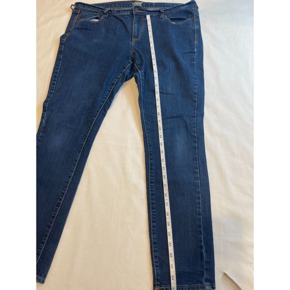 Old Navy Women Jeans Slim Straight Leg Flirt Mid Rise Blue Size 14 Regular - Picture 5 of 10